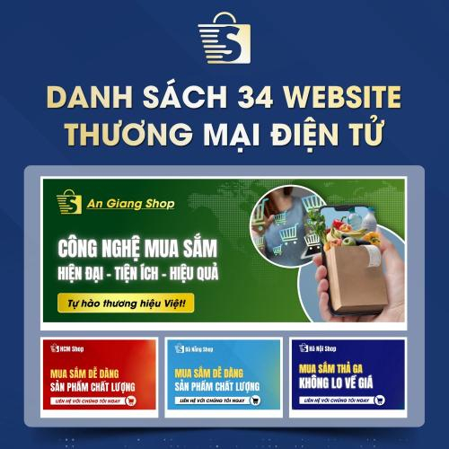 Danh Sách Website TMĐT Của 34 Tỉnh Thành Việt Nam